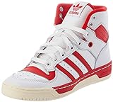 adidas Damen Rivalry HI W Sneaker, Crystal White/Better Scarlet/Cream White, 36 2/3 EU