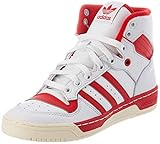 adidas Damen Rivalry HI W Sneaker, Crystal White/Better Scarlet/Cream White, 36 2/3 EU