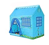 Spielzelte Großes Hauszelt, Kinderspielzeug Babyfeenzelt Blumendruckzelt Prinzessin Prince Castle Travel Essential Zelt (120 * 75 * 115 cm)