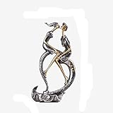 FLYIFE Skulptur Liebespaar-Statue, Skulptur, Heimdekoration, Kunsthandwerk, Kunstharz, Wohnzimmer, Tagungsraum, Büro, Schlafzimmer, Dekoration Statue