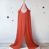 TMXKOOK Premium -Baumwollbett -Baldachin - 240 cm Höhe, perfekt für Kinderzimmerdekorationen und Kinderspielzelte