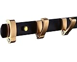 Kleiderhaken Wandmontierter Schwimmender Kleiderhaken Platzsparende Garderobe Mit Einziehbaren Haken Zum Aufhängen Von Mänteln, Schals, Geldbörsen, Kleiderständern Almacenamiento de Ropa ( Color : Gol