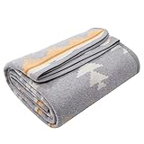 ACUSHLA Merinowolle Wolldecke Warme Decke Wohndecke Sofadecke Blanket Tagesdecke Plaid Sofa Großer Überwurf Ideal für Outdoor-Camping, Alle Jahreszeiten (160x220 cm-Marokko Weiß)