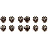 12 Stück Kommoden Schränke Schublade Schwarz PumpkiKitcheKnobs?Schrank Schwarz, xxcm Griff, Vintage DesigDoor for und Griff Schubladen Möbel Keramik Knob Knobs Hardware Küchengeräte