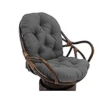XUELF Sitzpolster für Gartenstühle Outdoor Stuhlkissen hochï¼Œ Outdoor -Sofa Swing Stuhl Kissen, Weich bequem verdickte Gartenhängemattenstuhl -Sitzpolster, für Garten, Terrasse, 120 * 60 cm