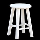 OUYOXI Chaises Hx Articles Ménagers Portable Bar Rétro Marchepied en Bois Adulte Cuisine Échelle en Bois Petit Repose-Pied Chaussures Tabouret/Fleur Stand jhfk/Blanc / 30 * 50cm (Blanc 30 * 50cm)