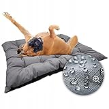 beeco STORE Hundebett für Grosse Hunde | Hundekissen, XL-120x80cm | Waschbar, Wasserdicht und Atmungsaktiv | Für Drinnen und Draußen | Made in Poland (EU)