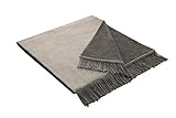 Bocasa Biederlack Salt and Pepper-Decke aus Baumwolle, Salt & Pepper Beige, 50x200 cm