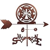 Wetterfahne aus Metall Wetterhahn European Retro Schmiedeeisen rund Garten Innenhof Kuppel Scheune Holzhaufen Dekoration