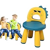 Kinderstühle für Tisch | Tritthocker für Kleinkinder - Kleinkind-Dino-Stuhl mit voller Rückenlehne, gute Zähigkeit, rutschfeste Polsterung, doppelt verdickte Rückenlehne für Zuhause, Ulapithi