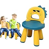 Kinderstühle für Tisch | Tritthocker für Kleinkinder - Kleinkind-Dino-Stuhl mit voller Rückenlehne, gute Zähigkeit, rutschfeste Polsterung, doppelt verdickte Rückenlehne für Zuhause, Ulapithi