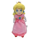 AMMAN Prinzessin Peach Plüschtier 26cm, Prinzessin Daisy Rosalina Gefüllter Plüsch Weiche Super Mario Puppe Spielzeuggeschenke für Kinder (Prinzessin Pfirsich)