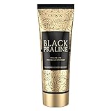 Onyx Black Praline Solarium Kosmetik mit Bronzer - Sofortige Schokoladenbräune - Graduelle Bräunungslotion