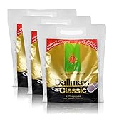 3x Dallmayr Kaffeepads Megabeutel Classic, 100 Pads, kräftig und würzig einzeln verpackt