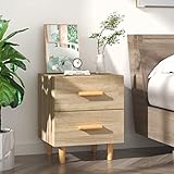 Youuihom Bett Kommode, Mehrzweckschrank, Badezimmer-Schränke, Geeignet für Wohnräume, Wohnzimmer, Schlafzimmer, Bäder, Nachttisch Sonoma Eiche 40x35x47,5 cm