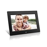 Für Geschenke, Handy, austauschbares 9-Zoll-Android-LCD-Display, WLAN, digitaler Bilderrahmen, Audio-/Video-/Bildwiedergabe, Maschinenteile (schwarzer EU-Stecker)