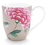 Pip Studio Tasse XL Blushing Birds | Khaki - 450 ml