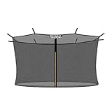 Baunsal® Trampolin Sicherheitsnetz Ø 366 cm für 8 Netzstangen Ersatzteile Trampolin Netz innen Trampolin innenliegendes Netz Trampolin Netz innenliegend Ersatznetz für das Trampolin Outdoor