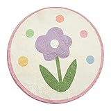 DIZATI Teppich Blumen Schlafzimmer Teppich Pelzteppich for Wohnzimmer Plüsch Spielmatte Baby Teppiche Flauschige Teppiche Kinderzimmer Weicher Kinderzimmer Teppich