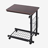 Beistelltisch Kreativer mobiler Multifunktions-Couchtisch for Zuhause, Sofa, Tisch, Lagerregal, Computertisch, Schreibtisch, Couchtisch, mehrfarbig, optional Kaffeetisch Kleiner Sofatisch ( Color : A