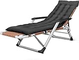Liegestuhl Klappbarer Liegestuhl, Sonnenliege Klappbarer Strandstuhl Gartenliege Büro Esszimmerbett Balkon Liegestuhl Strand Camping Sonnenliege Sofa