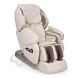 GLOBAL RELAX Nirvana® 3D Massagesessel Weiß (Modell 2023) – Shiatsu Relaxsessel mit 9 Massagefunktionen – Schwerelosigkeit, Wandfrei, Magnettherapie, Ionen - 2 Jahre Garantie