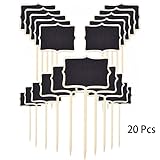 20 stück mini schwarz pflanzenstecker t förmige schildchen pflanzenschilder zum beschriften wiederverwendbar pflanzen stecketiketten garten tags marker für blumen samen baumschulen gemüse zierpflanzen