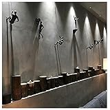 6 Stück Kletter Figur Männer Kletterwand Wandskulpturen Skulpturen Statuen, Harz Kunst Bergsteiger Felsenkletterer Wandbehang Skulptur Dekofigur Wandbilder Wanddekoration Wohnzimmer Büro Dekoration