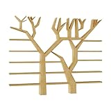 GRFIT Bücherregale Baumförmige Bücherregal-Wand Display Boden und Langen kreative mehrschichtige Regal-Assemblierung Bücherregal Bücherregale Standregal (Color : Bruin, Size : 140CM)