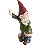 Nocapam 15cm Gartenzwerg Ornament, Lustiger Pinkelnder Gnom Frecher Gartenzwerg Für Rasenschmuck, Gartendekoration, Dekoration Für Die Terasse Balkon,Gnomen Gartenstatue