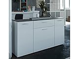 möbelando Kommode Beistellschrank Anrichte Sideboard Holzkommode Schrank Manchester II