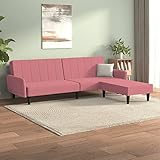 ZEYUAN Schlafsofa 2-Sitzer, Wohnungen, Couch für Wohnzimmer, Couch Mit Schlaffunktion, Loungesofa, Couch, Sofas & Couches, Relaxsofa, Dunkelgrau Samt