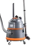 Thomas Boxer 788119 robuster und leistungsstarker Nass-Trocken Waschsauger, 1400 W, 4 Bar, grau/orange, 490/390/390