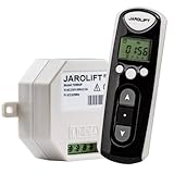 jarolift 1x Funkhandsender Timer 4-Kanal TDRCT 04 Funkfernbedienung mit Zeitschaltuhr, inkl. 1 x Funkempfänger TDRRUP Unterputz-Montage