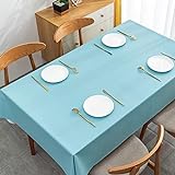 JIALIANG Wasserabweisend Tischwäsche 60x90cm Elegante Linoleum-Tischdecke, abwischbare rechteckige rechteckige PVC-Linoleum-Vinyl-Tischdecke, wasserdicht