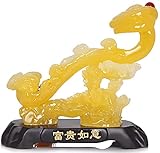 HANDIYA Skulptur Handwerkliche Fernseher Schrank Skulpturpflanze Lucky Jade Wunschful Desktop Couchtischdekoration Ornamente Handwerk (Color : Topaz)