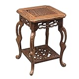 FURLOU Bonsai-Sockel aus Holz, Blumentopf, Hühnerflügel, Holzvase, Topf-Ornamente, ungerader Stein, Teekannensockel, Balkon, Blumentisch, Wohnzimmer, Aquarium, Regal, Vasensockel Halterungen (Size :