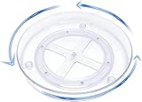 BAVIEN Drehbares Gewürzregal, Schrank-Gewürzregal, Organizer, Spülbecken-Organizer für Drehteller-Spender, Organizer, Gewürze, 2 Stück, 27 x 4,7 cm