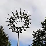 Einzigartige Und Magische Windmühle Aus Metall,3D Metall-Windmühle,Windspiel Magische Windmühle,Outdoor-Dekoration Für Patio Rasen & Garten Dekoration Ornament