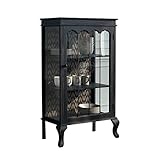 MACIUM Buffets und Sideboards Home Retro Schwarz Glas Sideboard Küche Esszimmer Multifunktionaler Lagerschrank Wohnzimmer Korridor Vitrine Farmhouse Buffet Server Bar Weinschrank