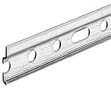 Gedotec Wand-Leiste Stahl Montageschiene Küche Wand-Schiene Oberschrank | Länge 2000 mm | Stahl verzinkt | Schrank-Aufhänger kürzbar für Küchen-Hängeschränke | 1 Stück - Schiene für die Wand-Montage