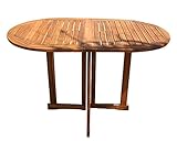 SAM Gartentisch Pablo, Tisch 120x70 cm, Balkontisch klappbar, Akazien-Holz, braun