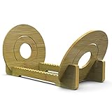 GRFIT Schallplattenständer Vinylaufzeichnungsaufbewahrung, hölzerne Vinyl-Rekordhalter-CD-Display-Ständer-Rack mit Bambusenden for Vinyl-Datensatz und Albumspeicher Schallplatten Aufbewahrung