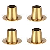 4 Stück Kerzenständer, Kerzenständer Retro Vintage, Kerzenleuchte Kerzenständer Metall Kerzenhalter Kerzen Basis Kerzenständer Für Zuhause Hochzeitsdekoration, Gold