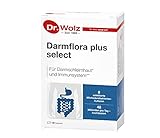 Darmflora plus select Dr. Wolz | hochdosierte Bakterienkulturen 48 Mrd/Tag | Vitamin B6 und B12, unterstützt gesunde Schleimhäute | 8 Milchsäurebakterien | Vegan | 80 Kapseln