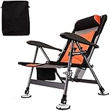 GGZONE Verstellbarer Klappstuhl, Liegestuhl, verstellbare Sonnenliegen, robuste Sonnenliege, Liegestühle, Büro-Mittagspausenstuhl, Garten-Lounge-Stuhl im Freien für Camping auf der Terrasse im Freien