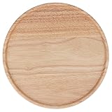 xwyebo NoPainted Pizzateller aus Holz, Hitzebeständig, Serviertablett, Geschirr, Heimrestaurant, Servierteller