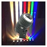 Bodenstrahler - Led Bodenstrahler Aussen, 10W Außenwandprojektorleuchten Für Außengebäude, IP67 Wasserdicht Strahler Mit Schmalem Strahl, Für Die Gebäudebeleuchtung Im Freien ( Color : Blue , Size : 1