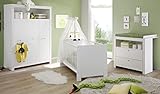 AYily Babyzimmer Kinderzimmer weiß komplett Set 3-teilig Baby Zimmer Möbel