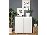 möbelando Kommode Anrichte Sideboard Highboard Standschrank Schrank Flur Ravenna I